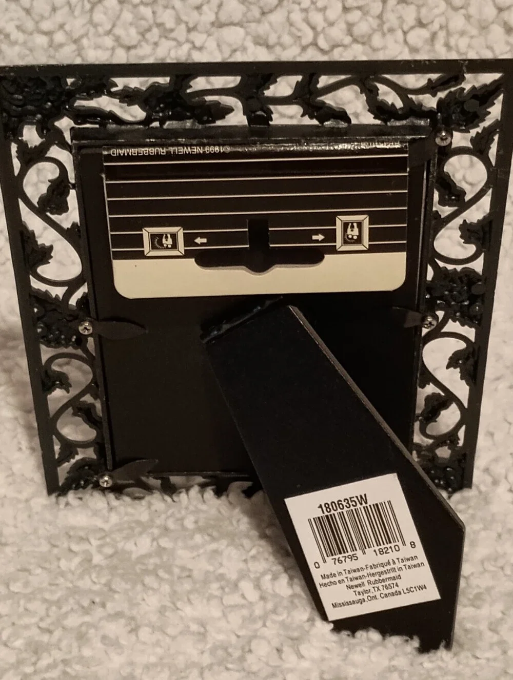 Silver Floral Photo Frame - 3.5x5in